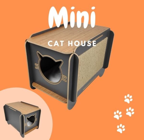 Mini - Kattenhuis - Krabplank